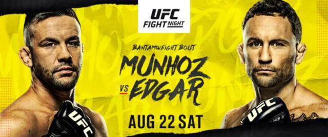 UFC: Munhoz vs. Edgar. Foto: UFC