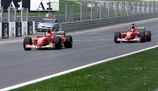 GP Austria 2002: Schumacher vs. Barrichello.