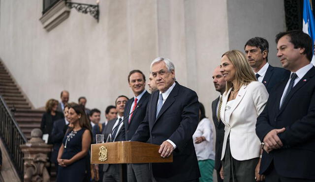 Sebastián Piñera se pronuncia sobre manifestaciones durante Festival de Viña del Mar. Foto: EFE.