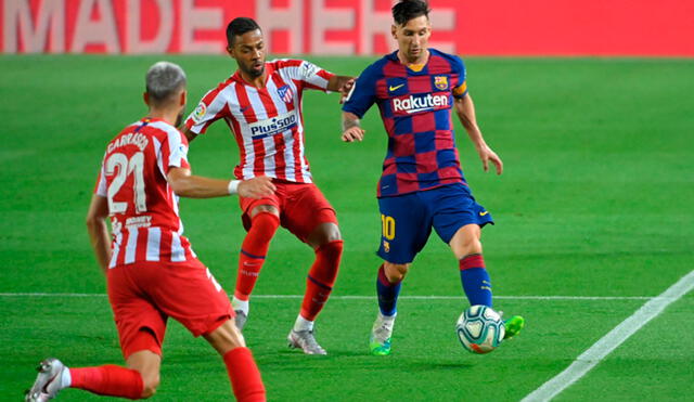 Barcelona visita la casa del Atlético Madrid por la fecha 10 de LaLiga Santander. Foto: AFP.