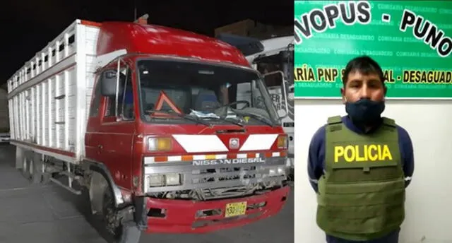 Camionero fue detenido, acusado de agredir a un agente policial en Desaguadero.