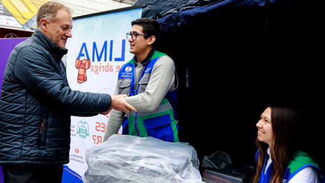 Municipalidad de Lima recolecta donativos para distritos con bajas temperaturas