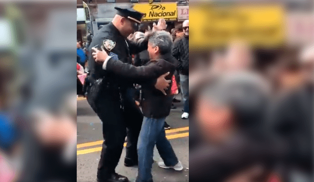 Youtube viral: Policía baila bachata con anciana en plena calle y causa furor en las redes [VIDEO]