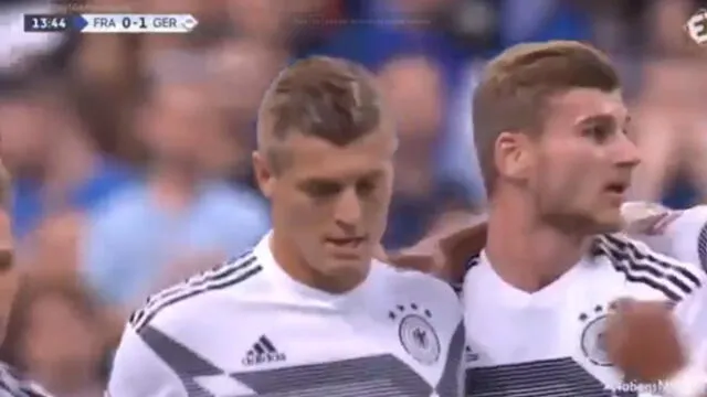 Francia vs Alemania: Toni Kroos con mucha calidad pone el 1-0 [VIDEO]