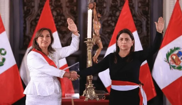 Rosa Gutiérrez Palomino juró como nueva ministra de Salud del gabinete de la presidenta Dina Baluarte. Foto: Foto: Andina.