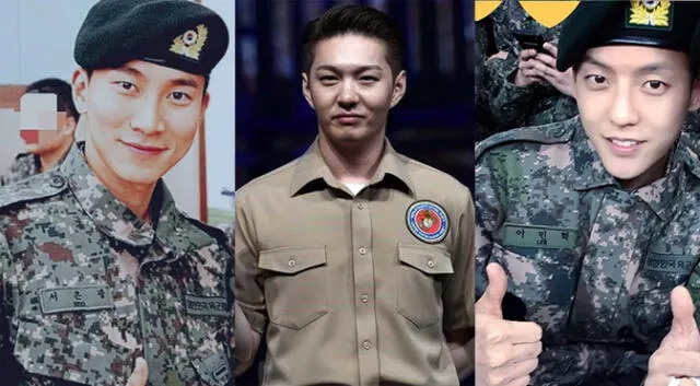 BtoB: Eunkwang, Changsub y Minhyuk como soldados de la armada de Corea del Sur.