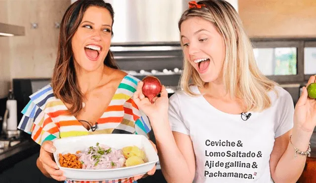 María Pía Copello se encontró con Thaisa Leal en Brasil y le enseñó a preparar cebiche [VIDEO]
