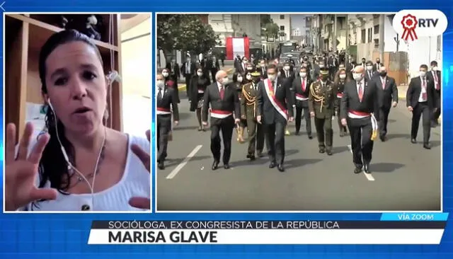 Marisa Glave, excongresista de la República.