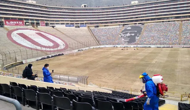 Hinchas de Universitario lanzan rifa para costear mantenimiento del césped en el estadio Monumental. Foto: Facebook Juntos Lolo-graremos.