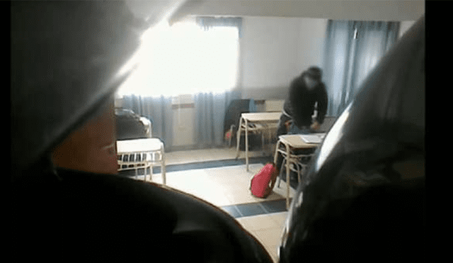 Facebook viral: Maestro es captado robando a sus estudiantes durante el recreo [VIDEO]