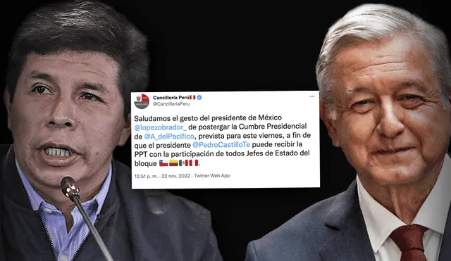 López Obrador decidió suspender cumbre Alianza del Pacífico que se iba a desarrollar este viernes en México. Foto: composición Fabrizio Oviedo/LR