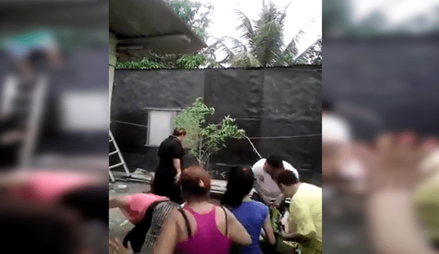 Facebook viral: señor se emociona al reventar la piñata y provoca un accidente [VIDEO]