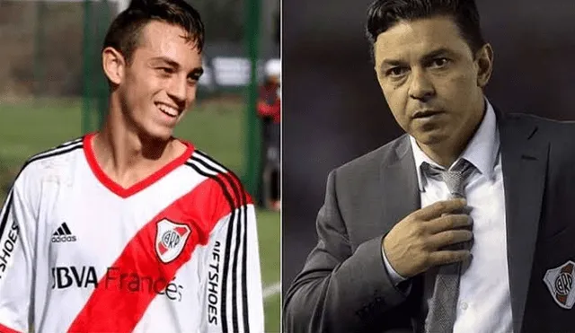 Marcelo Gallardo le anunció a su hijo Nahuel que no continuaría más en River.