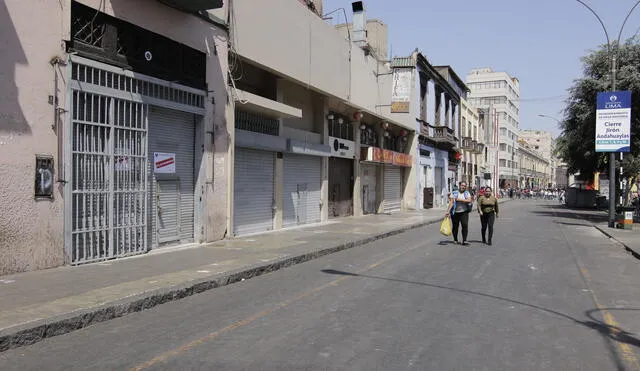 Galerías comerciales del ''Barrio Chino'' permanecen clausuradas. [FOTO]