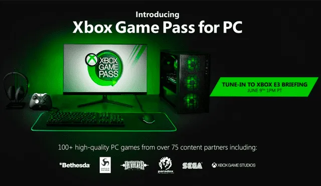 Xbox Game Pass confirmado para PC: Microsoft promete juegos de sus nuevos estudios 