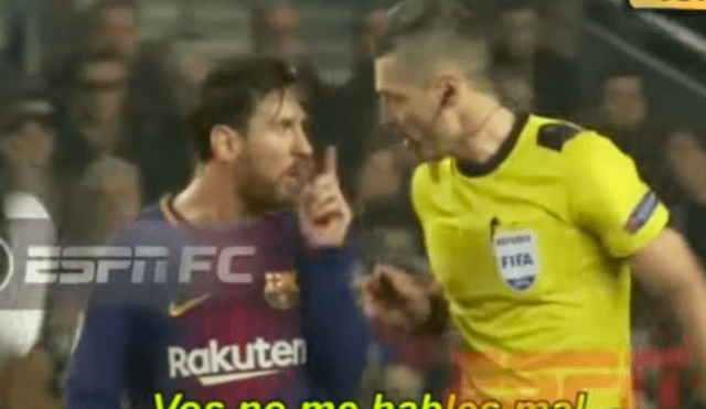 YouTube: Lionel Messi encaró al árbitro y no fue sancionado [VIDEO]