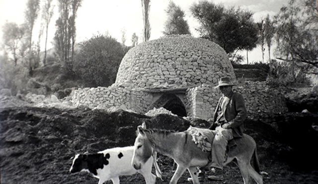 Foto del tradicional distrito de Characato en el año 1963