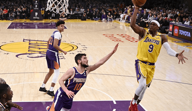 Los Lakers impusieron su ofensiva antes los Suns. Foto: AP