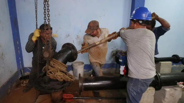 Chiclayo: restablecen suministro de agua en distrito de Reque 