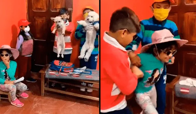 Un grupo de pequeños se unió para hacer una divertida parodia del programa de televisión ‘Alerta Aeropuerto’ en TikTok.