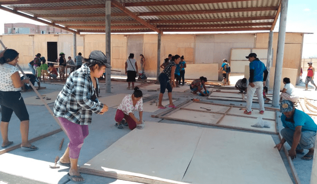Piura: construyen colegio de triplay ante indiferencia del gobierno