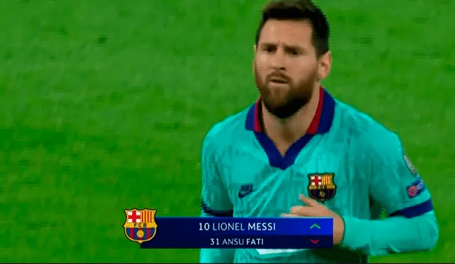 Messi se encontraba lesionado desde el pasado 5 de agosto. Créditos: Captura de tv
