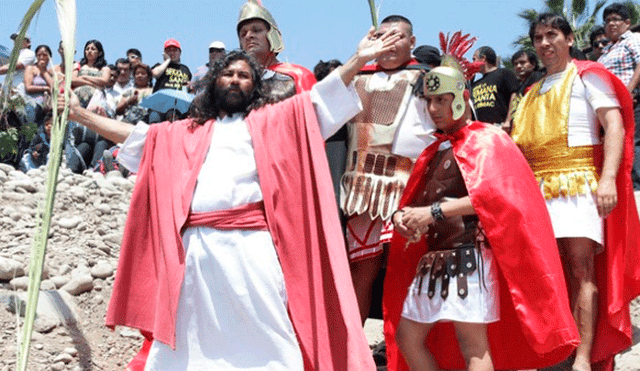 Semana Santa: escenificación de ‘Cristo cholo’ contará con apoyo de los ‘Topos’ de México
