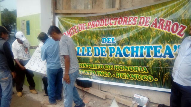 Arroceros de Ucayali y Huánuco se suman al paro contra la importación de arroz subsidiado