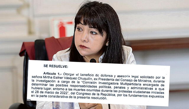 Mirtha Vásquez fue la segunda jefa de gabinete del presidente Pedro Castillo. Foto: difusión