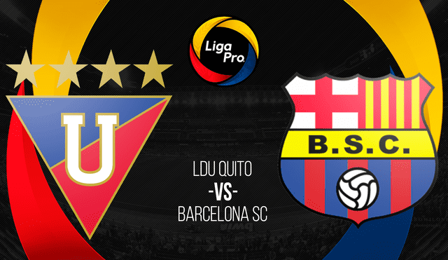 Barcelona vs. LDU Quito EN VIVO HOY por la Liga Pro Ecuador por la señal de Gol TV.