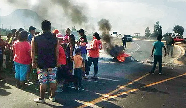 Pobladores de Chicama toman autopista ante continuos accidentes de tránsito