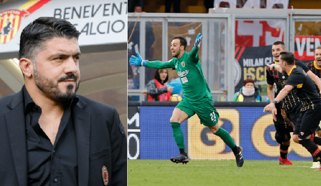 AC Milan: La contundente respuesta de Gattuso tras gol del portero Brignoli