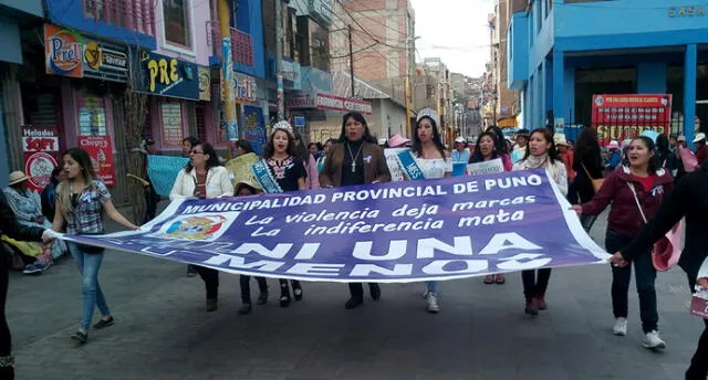 Anuncian vigilia en Puno para rechazar feminicidios