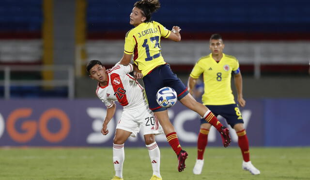 Perú y Colombia jugaron un amistoso en Lima a fines del 2022. Foto: EFE