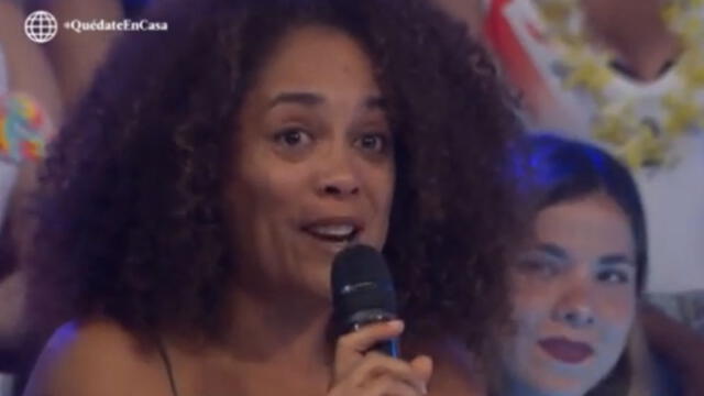 Ebelin Ortiz llora en El reventonazo de la chola