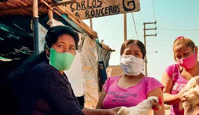 ONG reparte ayuda en las zonas más afectadas de Piura por la pandemia