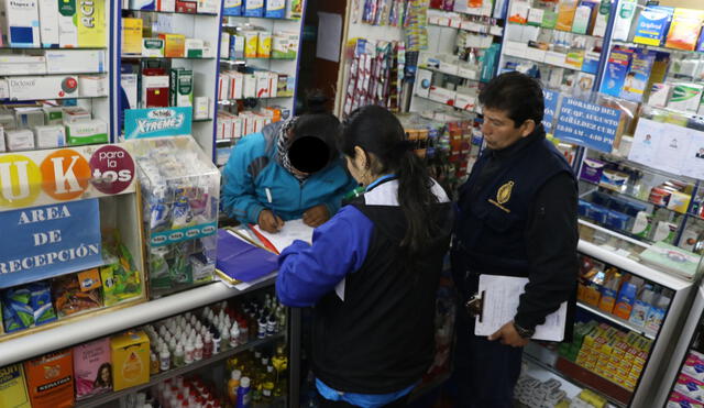 Huancavelica: 15 farmacias y boticas multadas por no contar con químico farmaceútico