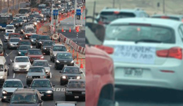 Facebook Viral: Furioso chofer les dice esto a causantes de congestión vehicular [FOTO]