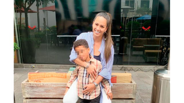 Melissa Klug y su hijo  Foto: Instagram
