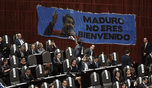 Legisladores mexicanos protestan contra Nicolás Maduro y lo llaman "dictador" [VIDEO]