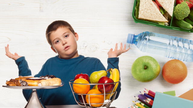 Alimentación saludable para combatir la obesidad infantil