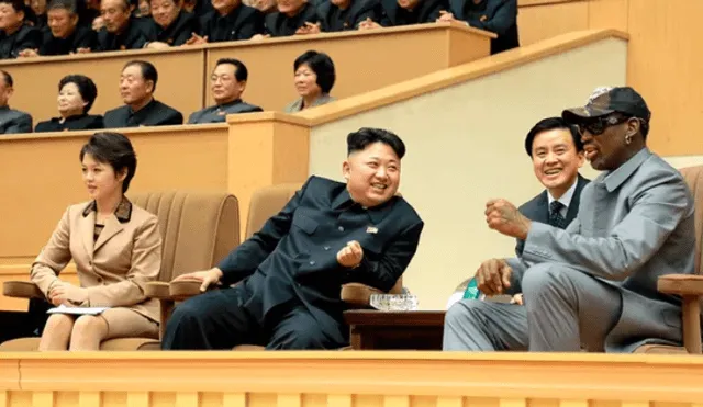 Dennis Rodman y Kim Jong-un
