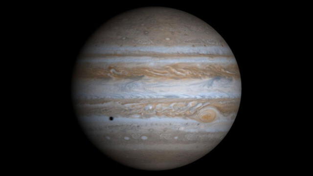 Júpiter se verá más grande y brillante en el cielo. Crédito: NASA.