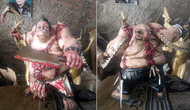 Keny Rider brañez Gonzáles escultor Huancayo Dota