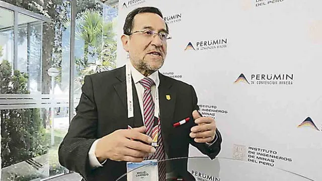 Satisfecho. Miguel Cardozo define a Perumin como un éxito. También confirmó que en el 2021 habrá nuevo cónclave minero.