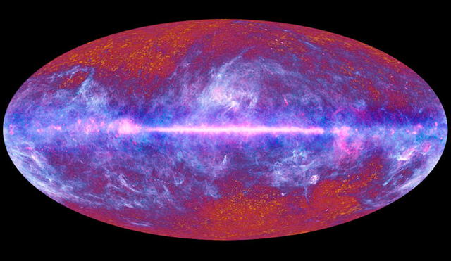 Los científicos examinaron las observaciones del Satélite Planck, que antes había corroborado el modelo del universo plano. Pero llegaron a una conclusión diferente. Imagen: ESA.