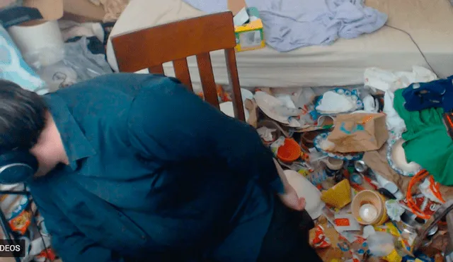 YouTube viral: Adicto a los videojuegos no limpiaba su cuarto desde el 2005 y halla aterradoras criaturas [VIDEO]