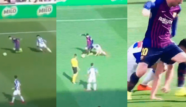 Barcelona vs Espanyol: Lionel Messi humilló a Marc Roca con espectacular dribling [VIDEO]