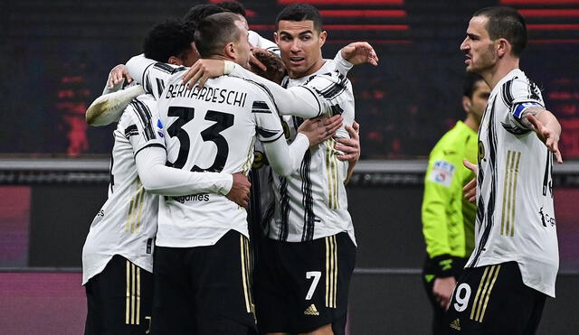Juventus sumó 30 puntos y escaló al cuarto lugar de la tabla de posiciones. Foto: AFP