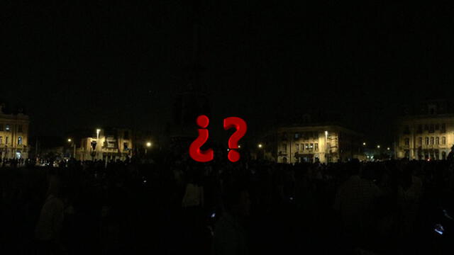 ¿Quién apagó las luces en plaza Dos de Mayo durante marcha contra el indulto?